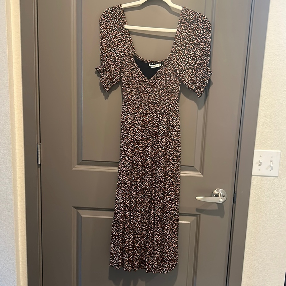 Abercrombie and Fitch floral midi dress